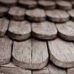 Antique wood shingles