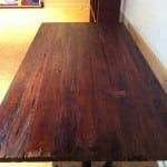 Finished Reclaimed wood farm table