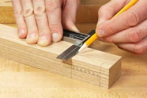 How to mark for a mortise