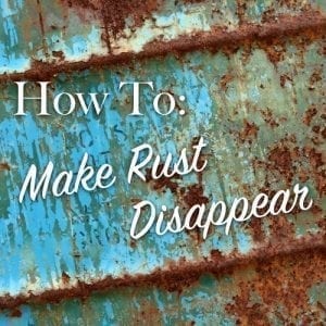 how to make rust disappear