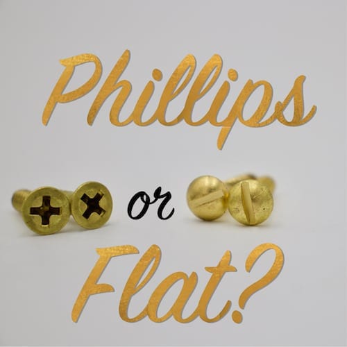 phillips or flat