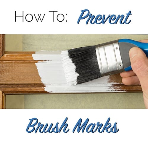 how to prevent brush marks