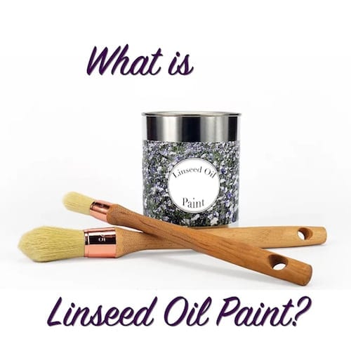 what is linseed oil paint