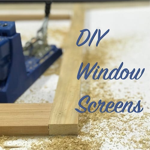 diy window screens