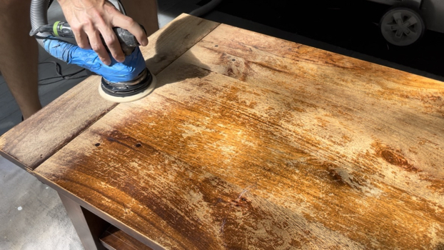 Sanding Coffee Table