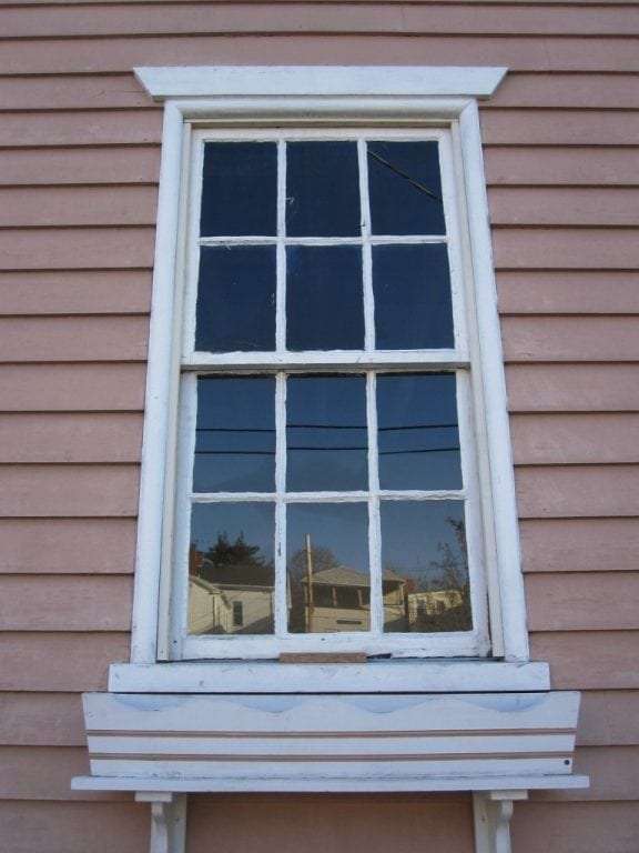 windows on top of house