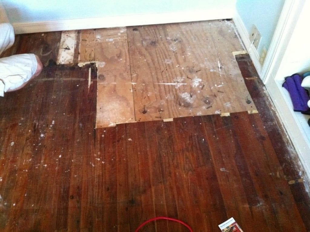 wood floors termite mistakes worst treatment before historic teak pine heart salvage flooring houses craftsman refinishing damaged homeowners thecraftsmanblog repairs