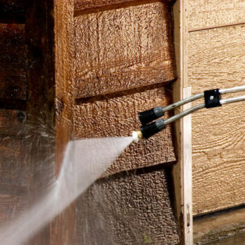 Pressure Washing an Old Home