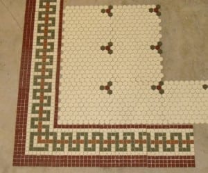 Mosaic tile border