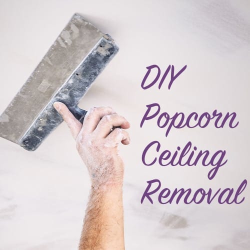 Diy Popcorn Ceiling Removal The Craftsman Blog