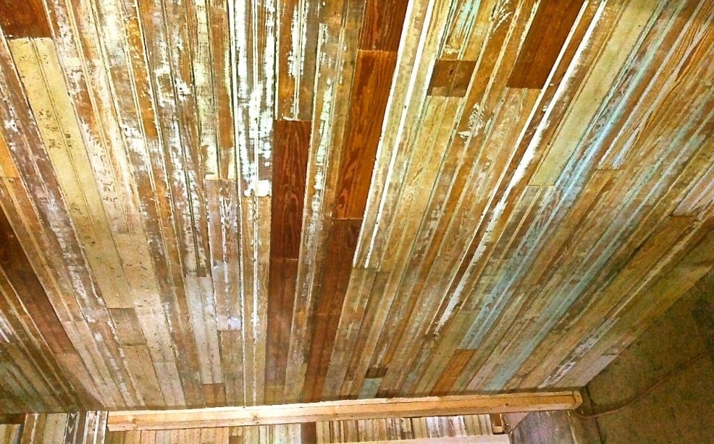 beadboard ceiling