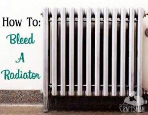 how to bleed a radiator