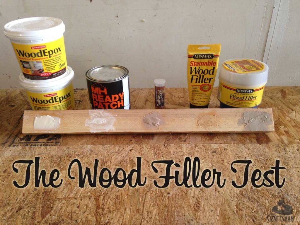 The Wood Filler & Epoxy Test (Year 1) The Craftsman Blog