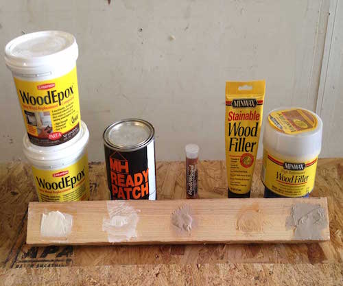 can you paint over wood putty