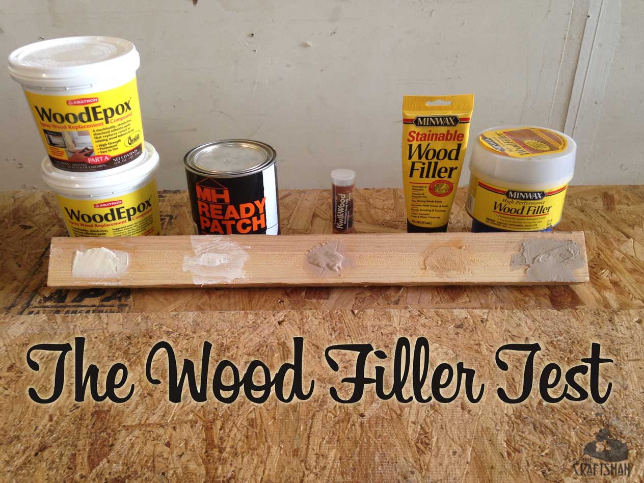 The Wood Filler Epoxy Test Year 1 The Craftsman Blog