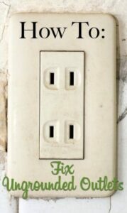 how to fix ungrounded outlets