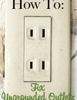 how to fix ungrounded outlets