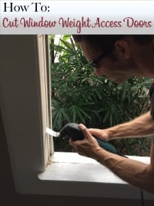 How to cut weight pocket doors