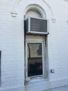 Destroyed window