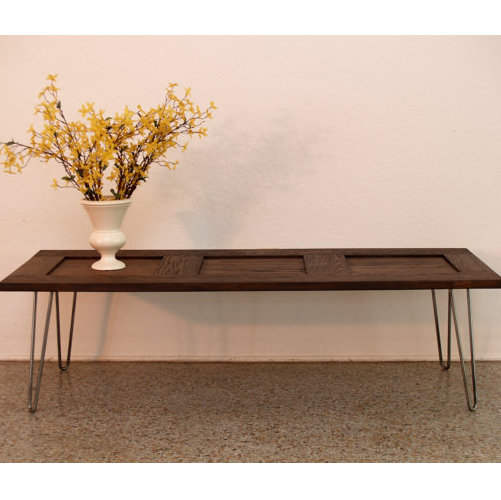 Turn an Old Door Into a Mid-Century Coffee Table