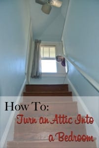 how to turn an attic into a bedroom