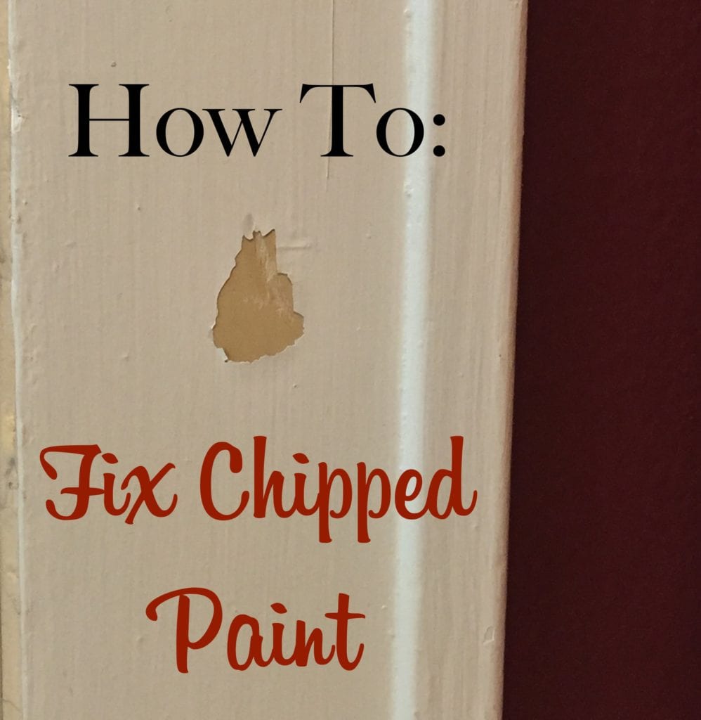 How To: Fix Chipped Paint - The Craftsman Blog