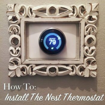 how to install the nest thermostat