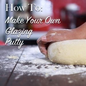 how to make your own glazing putty