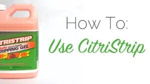how to use citristrip