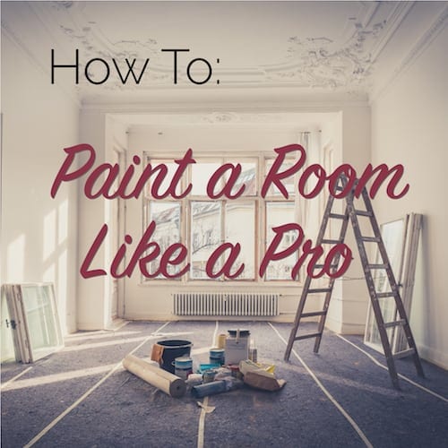 how to paint a room like a pro