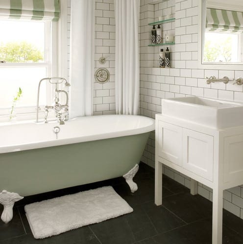 double ended clawfoot tub