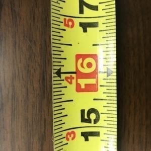 16 inch OC