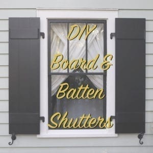 diy board and batten shutters