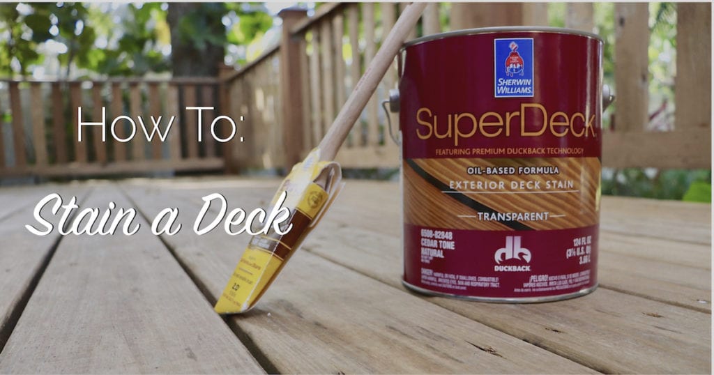 How To: Restore a Wood Deck | The Craftsman Blog