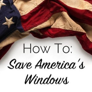 how to save america's windows