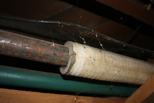 asbestos pipe insulation