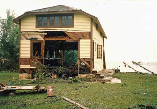 barnacle boathouse hurricane damage