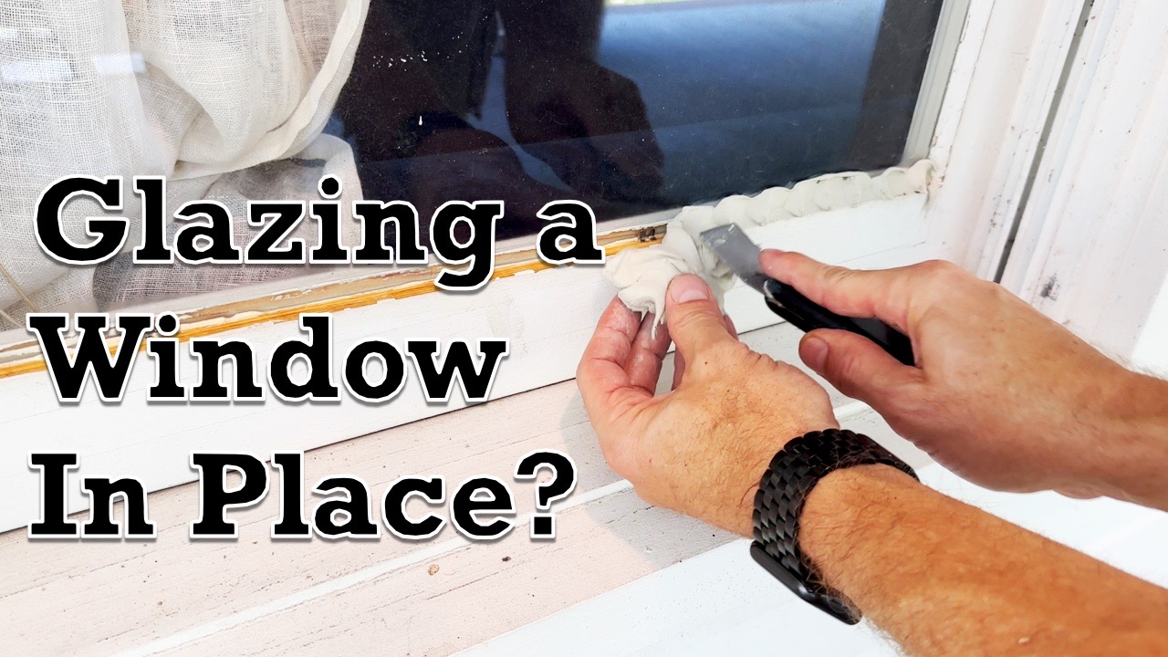 How To: Glaze Windows in Place - The Craftsman Blog