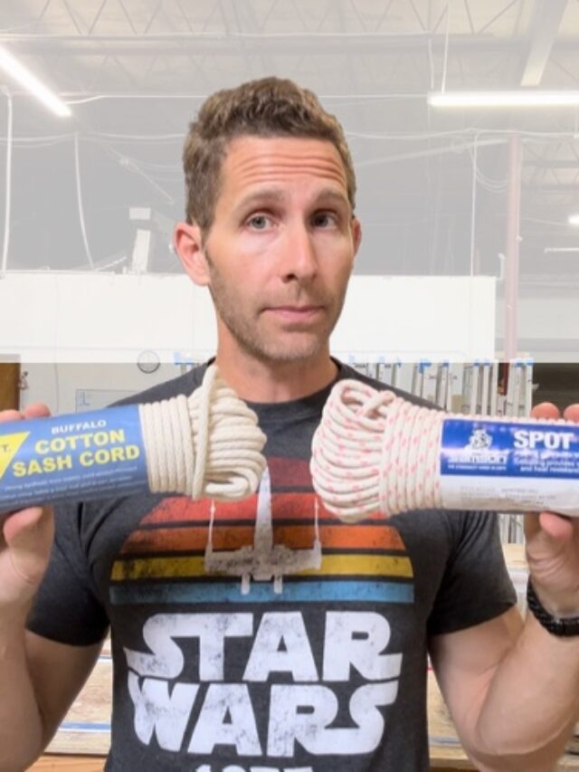 What’s the Best Window Sash Cord? The Craftsman Blog