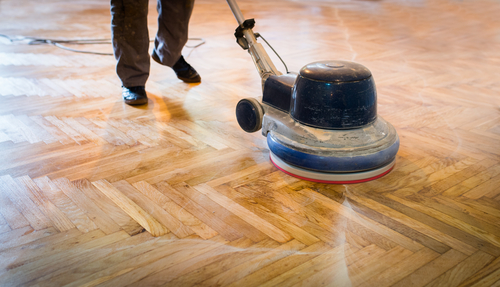 refinishing parquet flooring